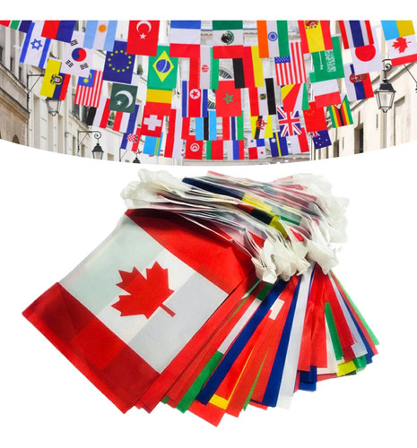 Conjunto De Pancartas De Banderas De Cadena, 14cmx21cmx15m