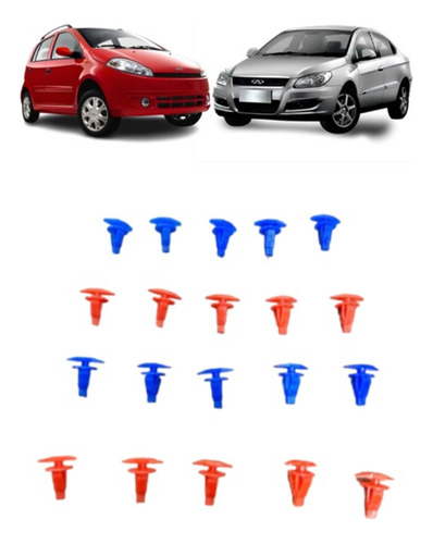 Grapas Clips Gomas Puertas Chery Orinoco Arauca X1 20 Piezas
