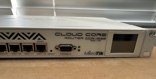 Enrutador Mikrotik Cloud Core Ccr1036-8g-2s+ L6 (nfe-sp)