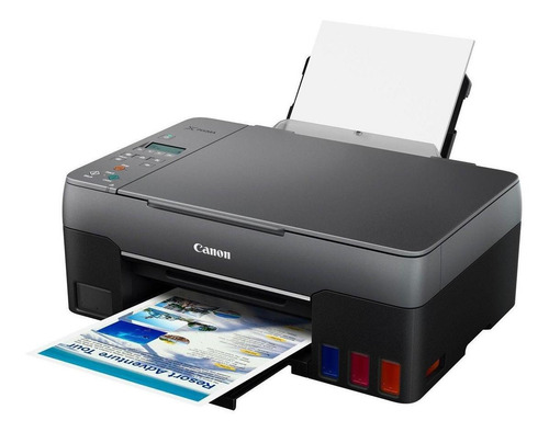 Imagen 2 de 4 de Impresora a color multifunción Canon Pixma G3160 con wifi negra 110V/220V
