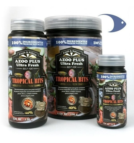 Ultra Fresh Tropical Bits (p. Peces Tropicales) 330ml/130g