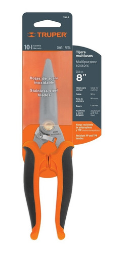 Imagen 2 de 4 de Tijera Multiusos 8'' Truper 18493