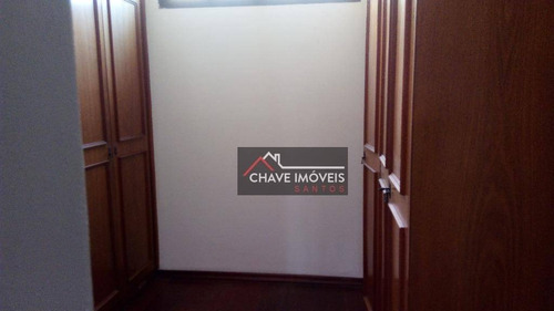 Imagem 5 de 30 de Apartamento Com 4 Dormitórios Para Alugar, 185 M² Por R$ 6.500,00/mês - Boqueirão - Santos/sp - Ap1550