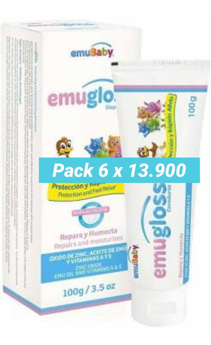 Emugloss 100gr.  Pack 6