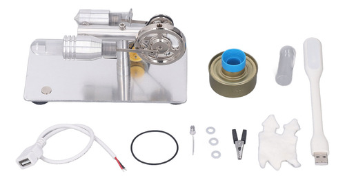 Modelo De Motor Stirling De Aire Caliente Para Niños, Led Co