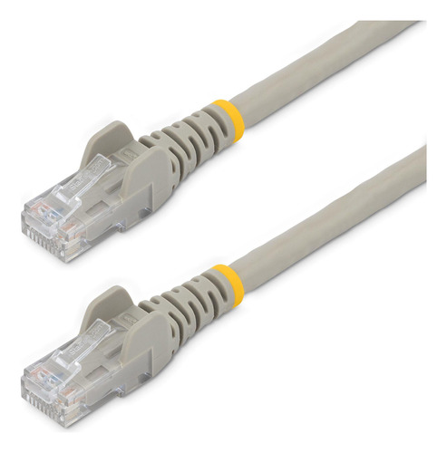 Cable De Red Cat6 50cm Ethernet Rj45 Sin Enganche Gris