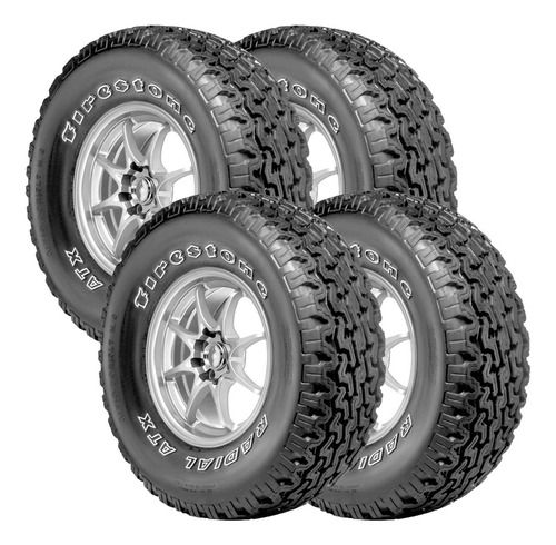 Kit de 4 llantas Firestone Radial ATX LT 31x10.50R15 109 Q