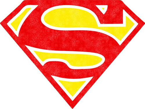 Parche Superman Logo Aplique Textil Pegar Plancha 