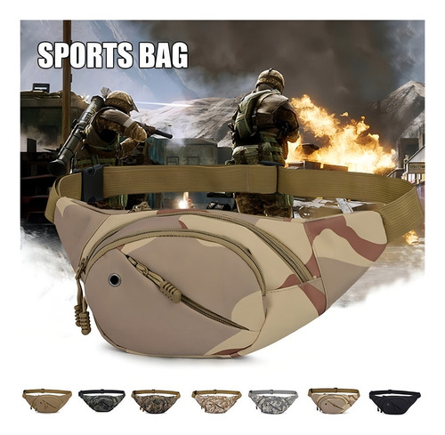 Riñonera Deportiva De Camuflaje A
