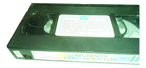 Vhs Regreso A Cold Mountain (Usado)