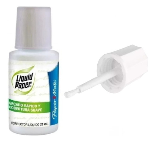 Corrector Liquido Frasco C/pincel Liquid Paper 20ml X 5 Uni