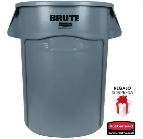 Contenedor Brute Rubbermaid 166 Litros 44 Galones Clave 2643 Color Gris ...