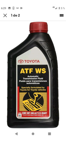 Aceite Transmision Toyota Fortuner 2009 2010 2011 Automática