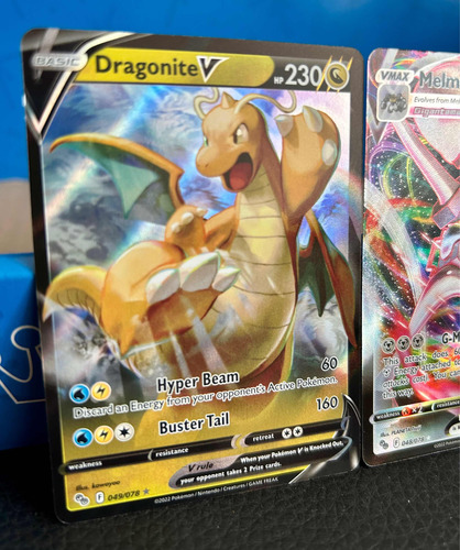 Pokemon Tcg Dragonite V Y Melmetal V Max Set De 2 Cartas (Usado)
