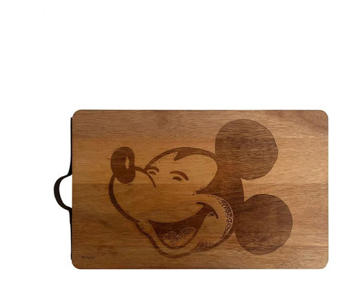 Tabla Cortar Picar Carne 37cm Mickey Mouse Parrilla Cocina