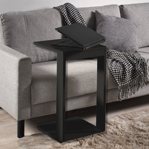 Mesa De Apoio Lateral Para Encaixe No Sofá Vaso Notebook