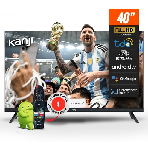 Smart TV Kanji KJ-4XTL005 LED Android TV FULL HD 40" 220V