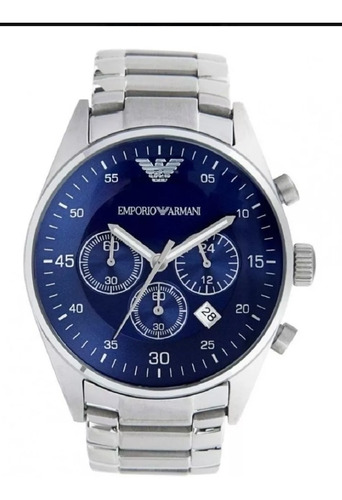 Reloj Emporio Armani Ar5860 Azul Sellado Nuevo En Caja