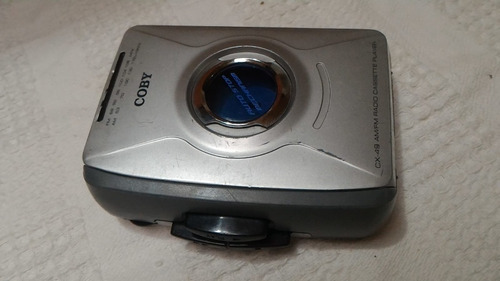 Walkman Radio Casette Stereo Am Fm Casette Player Coby Usado