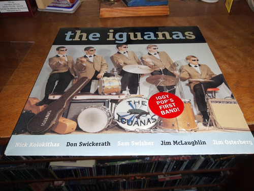 The Iguanas Lp Iggy Pop's First Band Iggy En Bateria De 1963