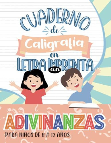 Cuaderno De Caligrafía En Letra Imprenta Con Adivinanzas: Pa