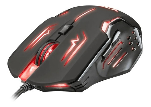 Mouse Pc Gamer Trust Gxt 108 Rava Iluminacion Led Rgb