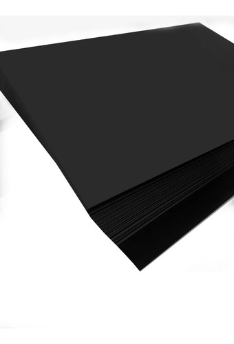 200 Manteles Individuales Descartables Papel Negro 42x28.5 Negro Liso