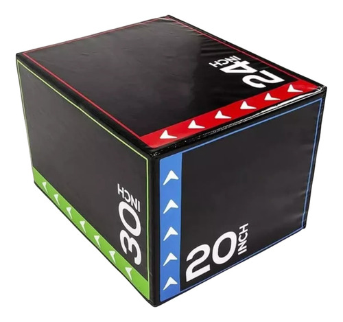 Cajon De Salto Para Crossfit Gym Tres En Uno Plyometric Box