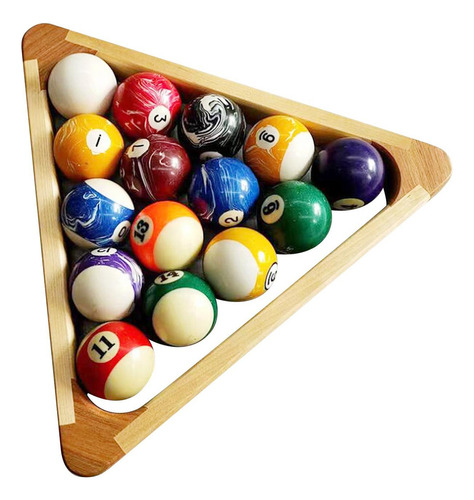 Estante De Madera Para Bolas De Billar, Mesa De Billar, Y