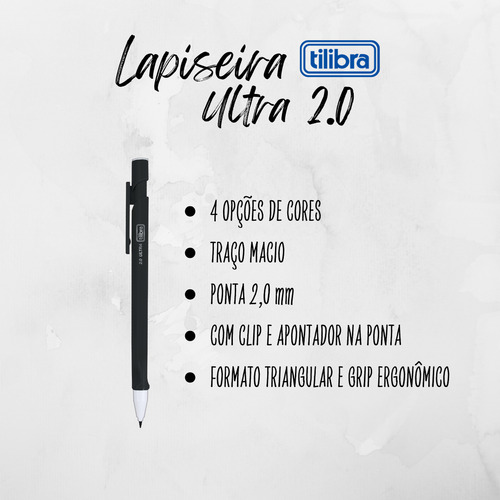 Lapiseira 2.0mm Ultra Rosa - Tilibra