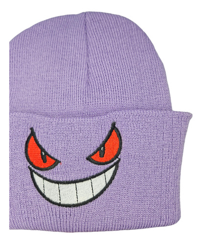 Gorro Pokemon Morado Bordado Premium Beanie