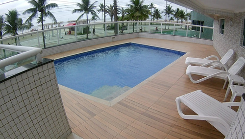 Imagem 2 de 22 de Apartamento 3 Dormitórios Vista Mar Guilhermina Praia Grande.