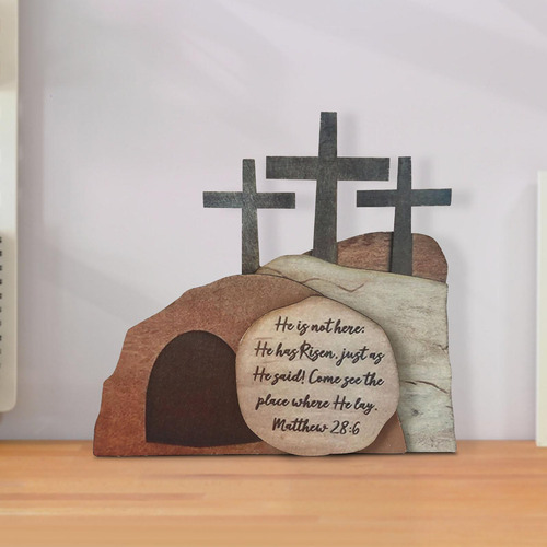 Tumba Vacía Decoración De Pascua Escena De Resurrección