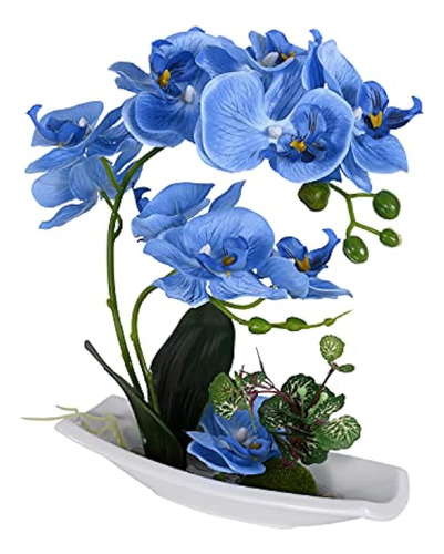 Flores Artificiales Azules Orquídeas Flores Orquídeas De Sed