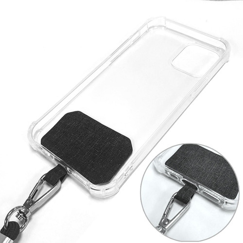 Cordón Para Teléfono Celular Ajustable Correa Gris Oscuro