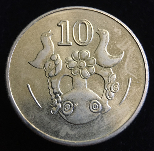 Chipre, 10 Cents, 2002. Brillante Sin Circular