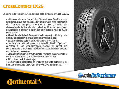 Llanta 265/50 R20 Continental Crosscontact Lx25 107t