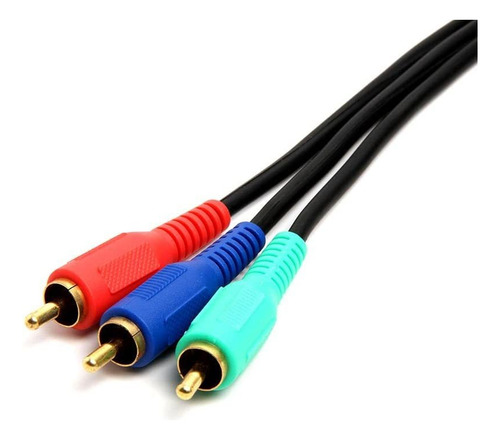 Cable De Video Cmple Rgb 3-rca Macho A 3rca Macho, 6 Pies