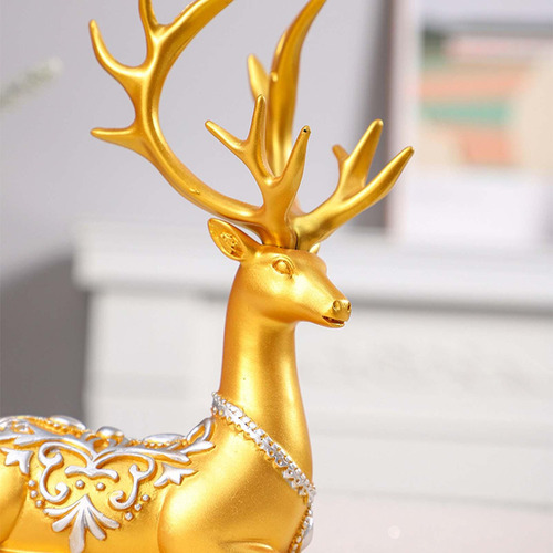 Figuras Decorativas De Alce, Estatuas De Animales Para