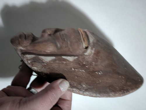 Máscara De Cerámica Con Tecnica De Rodilla Pieza Unica (Usado)
