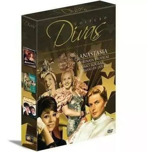 Dvd Box - Coleção Divas - 3 Filmes - 3 Discos
