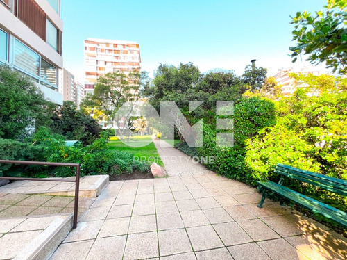 Depto En Venta Las Condes/ Condominio/primer Piso Jardin