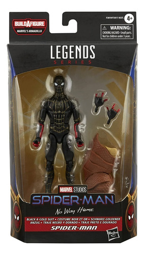 Figura Black & Gold Suit Spider-man