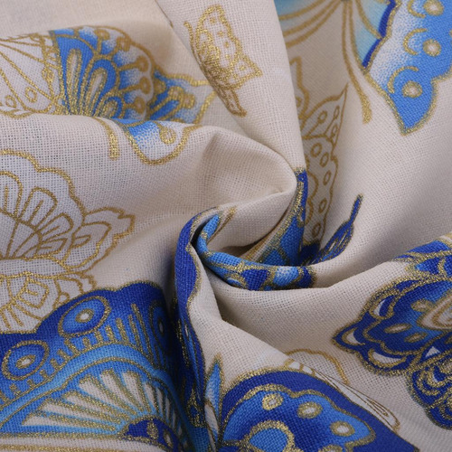 2x Floral Paño Acolchado Tela De Ropa Material Para