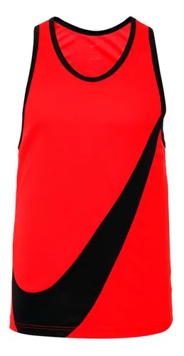 Camiseta Esqueleto Nike Crossover Hombre-rojo