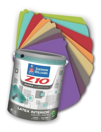 Pintura Z10 Color Latex Interior Uva X1lt Sherwin | Gran
