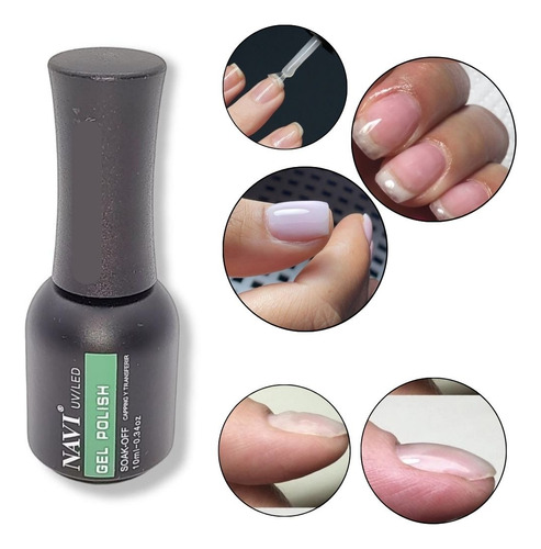 Base Gel Uv Led Correctiva Kapping Gel Transfer 10ml Uñas