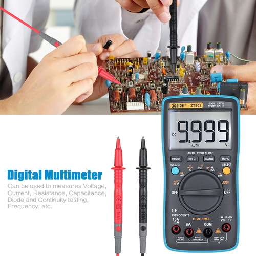 Multímetro Ohm Wave Diagnostic True Machine Com Função Autom
