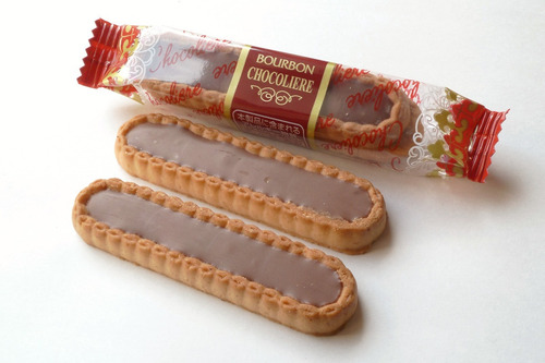 Imagen 2 de 4 de Galleta Japonesa Fina Bourbon Choco Liere