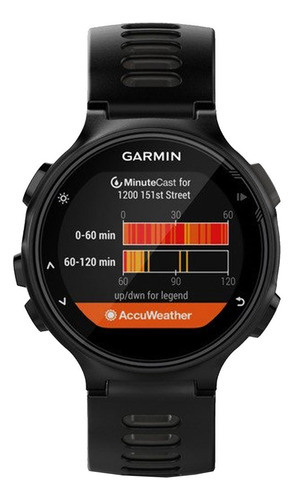 Smartwatch Garmin Forerunner 735xt 1.2 Caja Negra, Malla Negra